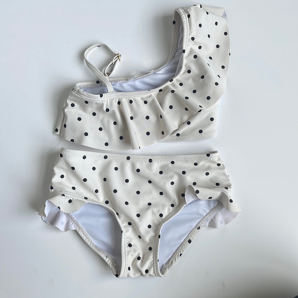 Boutique toddler polka dot bikini (great condition)